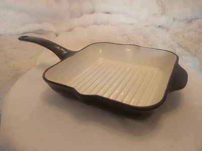 Anolon Gusseisen schwarz Emaille Grillpfanne Pfanne GRIDDLE 23cm