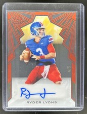 2025 Leaf Trinity Ryder Lyons Orange Auto Autograph #4/5
