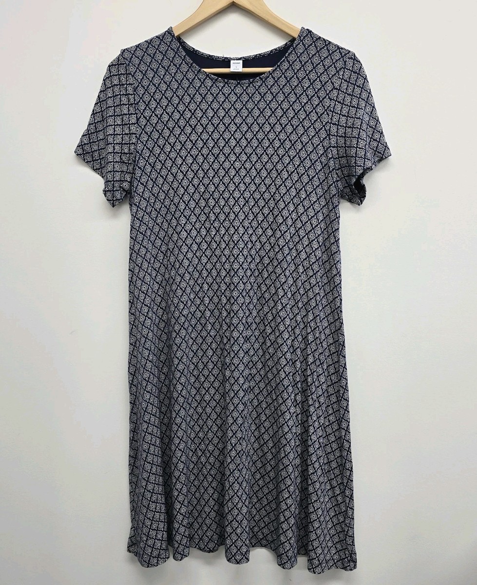old navy swing dress short sleeve Short-Sleeve Tiered Mini Swing Dress