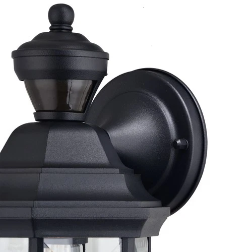 Vaxcel Lighting T0730 Auburn 12" Tall Outdoor Wall Sconce - Black - Picture 3 of 12