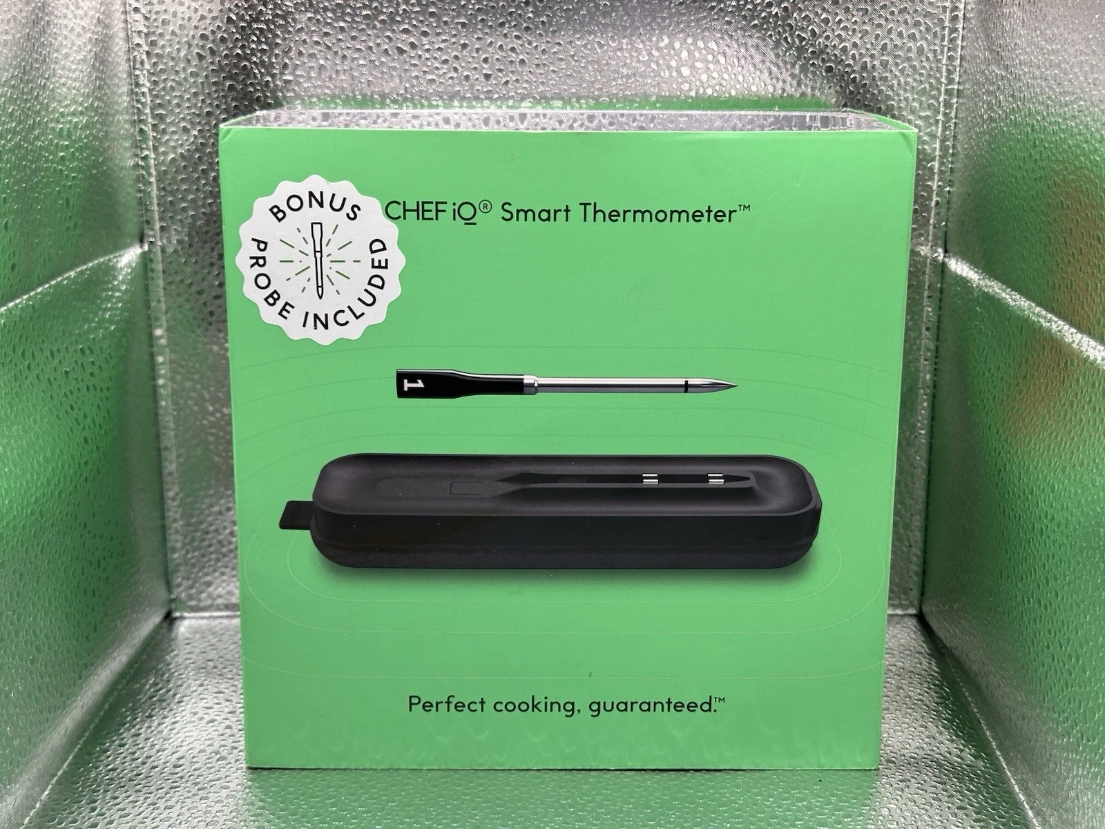 CHEF iQ Smart Thermometer Wireless Bluetooth Bonus Probe Meat Fish Deep Fry