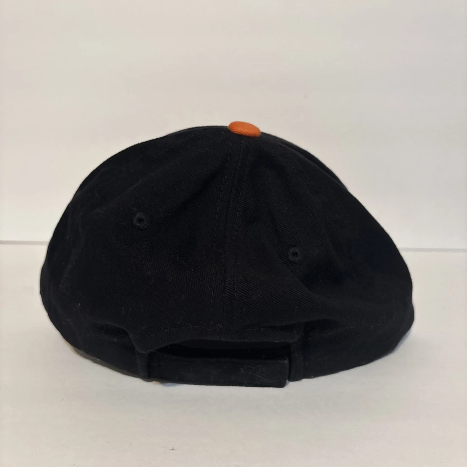 Sombrero ajustable bordado vintage de los Orioles de Baltimore negro y naranja Foto 4 de 4