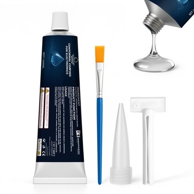 1DFAUL 100ml Conformal Coating for Electronics, Silicone Conformal Coating In...