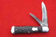 VINTAGE CURSIVE TANG STAMP BOKER GERMAN COKE BOTTLE KNIFE VERY OLD PATTERN