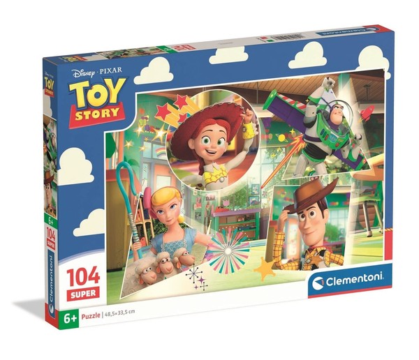 Gadget - Clementoni: Puzzle 104 Pz Super - Toy Story -D- Clementoni-image