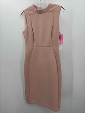 Pre-Owned Calvin Klein Pink Size 4 Maxi Sleeveless Dress