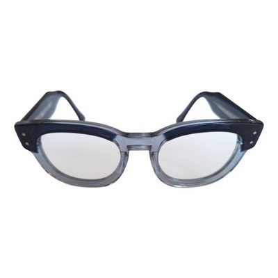 Original Ray-Ban RB 0298V Mega Hawkeye Blau Transparent - Wie Neu