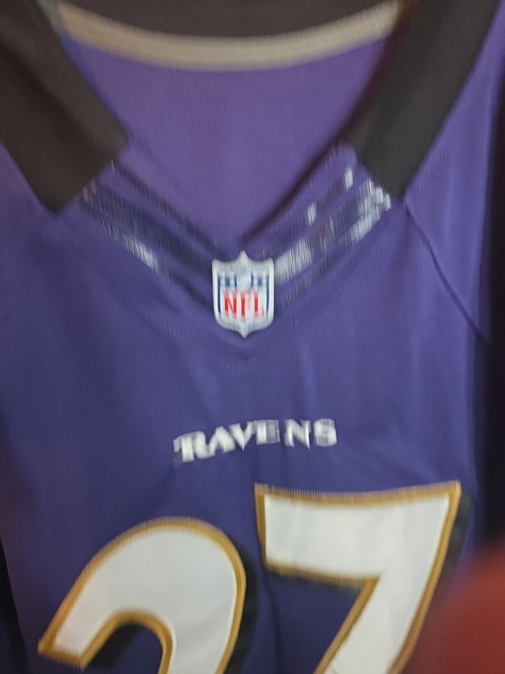 Camiseta cosida Ray Rice #27 Baltimore Ravens Nike Vapor NFL talla 2XL XXL Foto 2 de 4