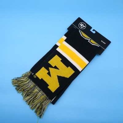 '47 Brand Michigan Wolverines Winter Scarf Adult Mens Womens Knit College New