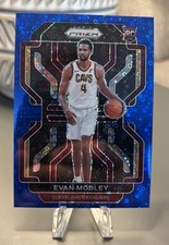 🔥 Evan Mobley RC 2021-22 Prizm Fast Break Blue /150 #325 Cavs