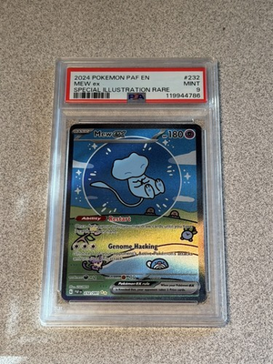 #ad #ad Mew ex 232 091 Pokemon Paldean Fates SIR Special Illustration Rare PSA 9 $549.99