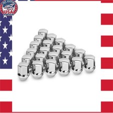 M14x1.5 Chrome Hex Lug Nuts for Ram 1500 Jeep Wrangler Set of 20