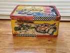 Rare 1977 Thermos RACING WHEELS Vintage Metal Lunchbox ,Rare Find — photo 3