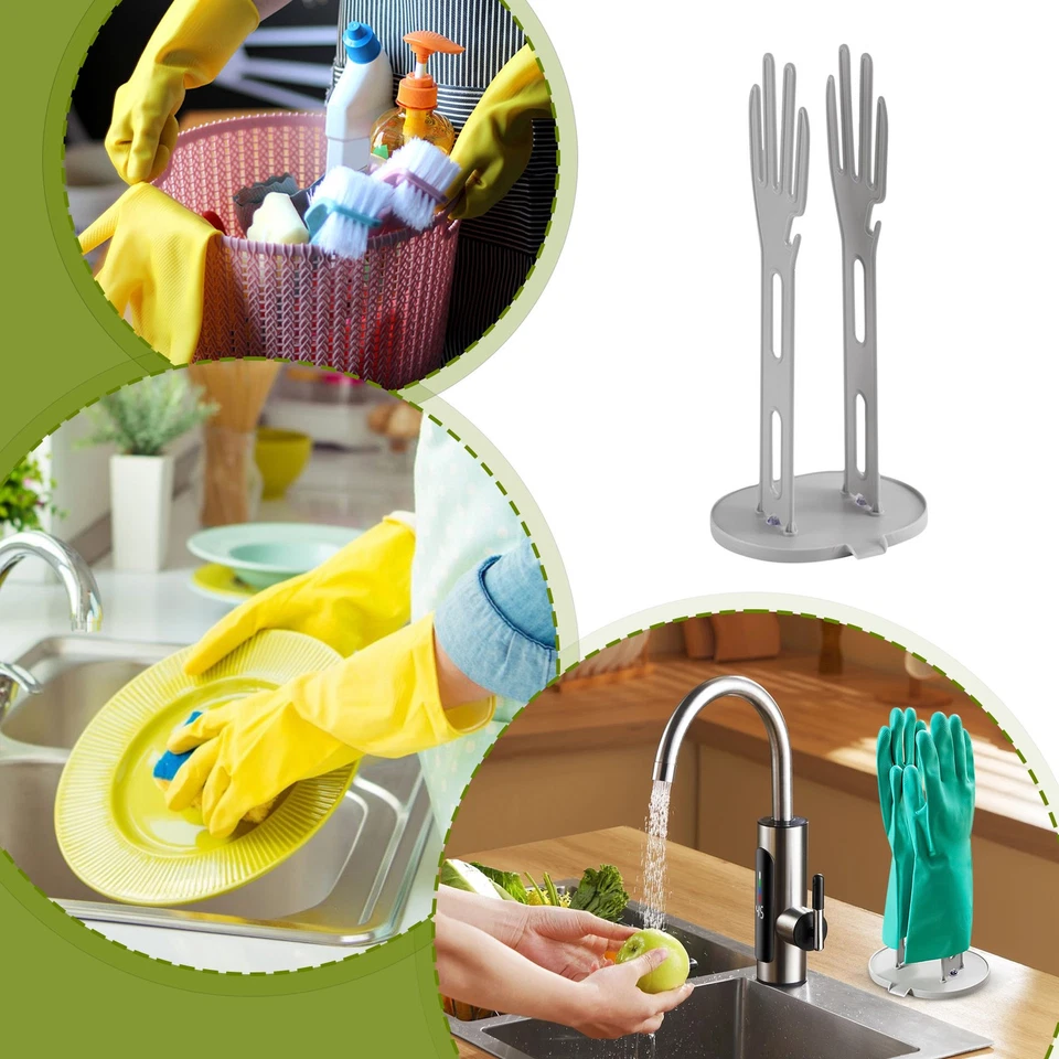 Guantes Secadora Fregadero Toalla Almacenamiento Soportes Mitón Secador Soporte Guantes Foto 4 de 4