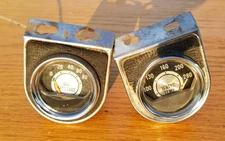 Vintage Gauges Oil Pressure Water Temperature Ford Chevy Mopar Pontiac