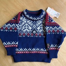 DALE OF NORWAY Kids Knit Sweater Size 2 100cm Nordic Style