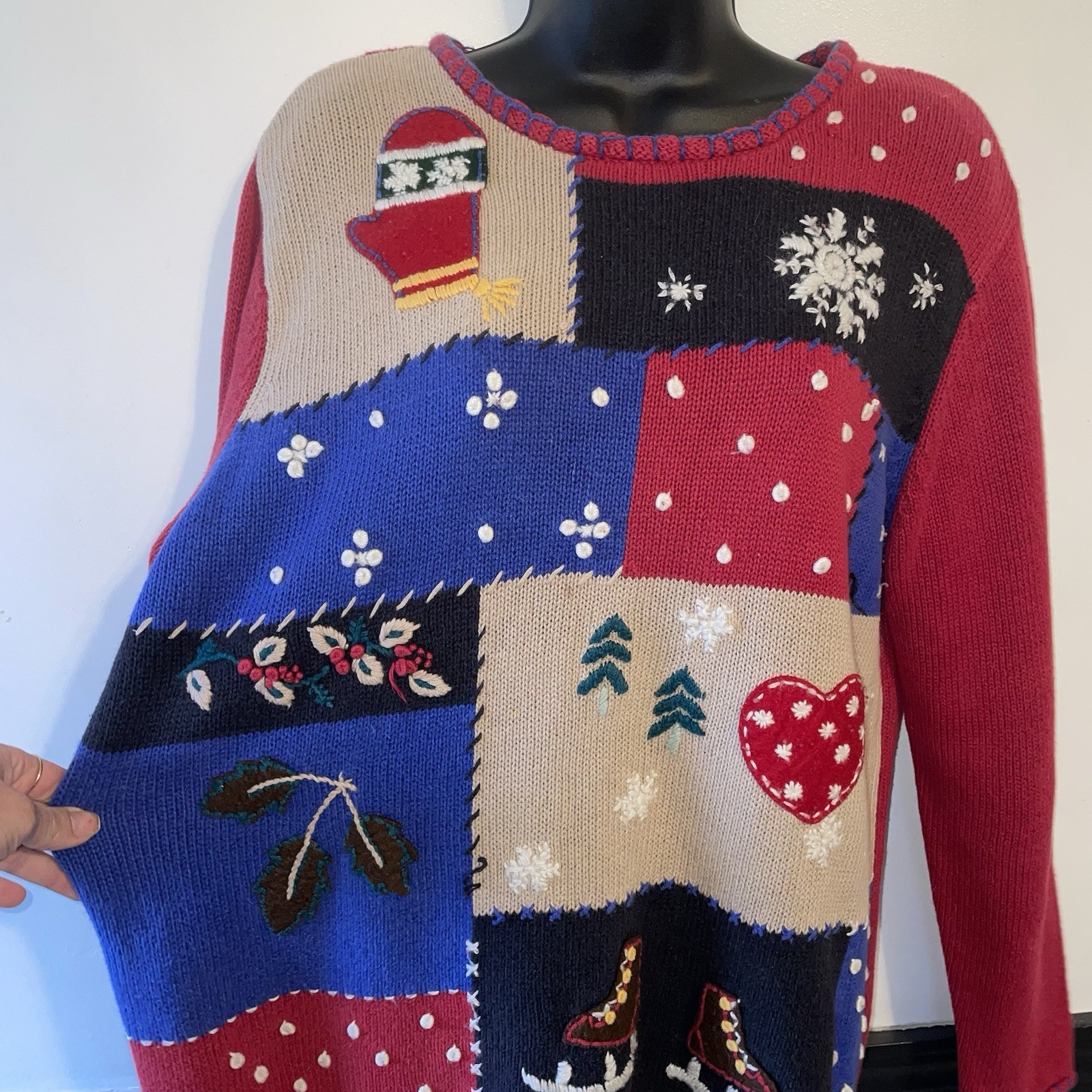 classic elements sweater Christmas Pullover Mediu… - image 6