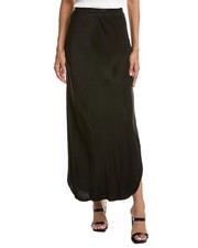 Bella Dahl Asymmetric Side Slit Bias Skirt Women's