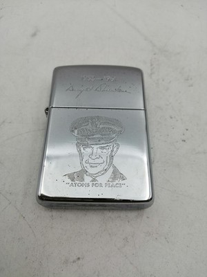 Zippo Atoms For Peace Feuerzeug Sammlerstück gebraucht