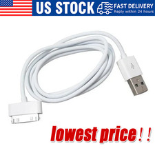 3FT 30 pin USB Charging Data Cable Cord for iPad 1/2/3 iPod Nano 1-6 LOT