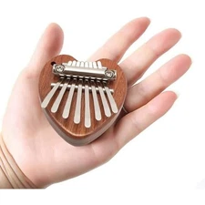 Mini Kalimba Thumb Piano 8 Key Solid Wood Finger Piano Marimba for Beginners