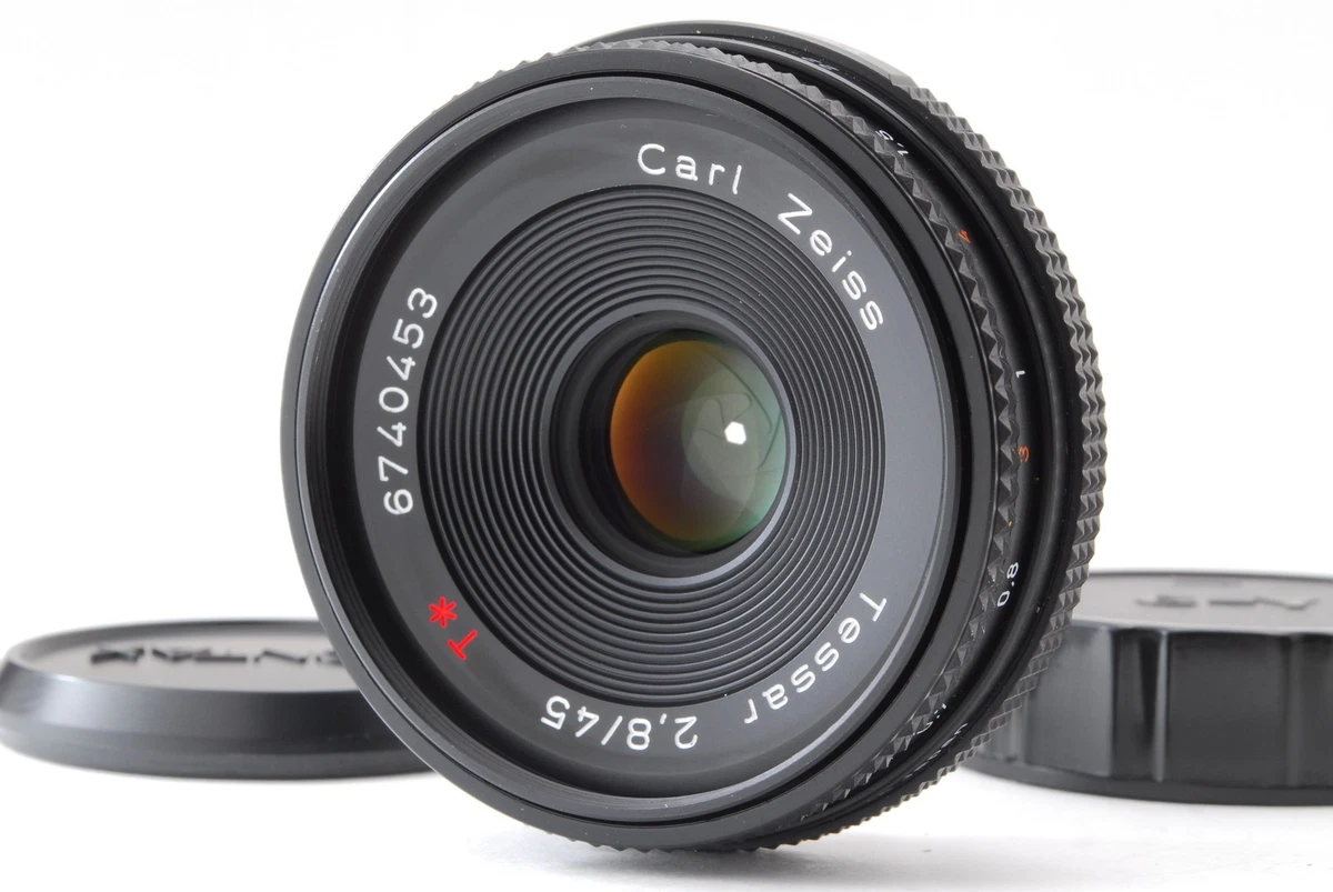 その他 CONTAX Carl Zeiss Tessar F2.8 45mm T* Contax 45mm F/2.8 Tessar T* MM C/Y Mount Lens {49}