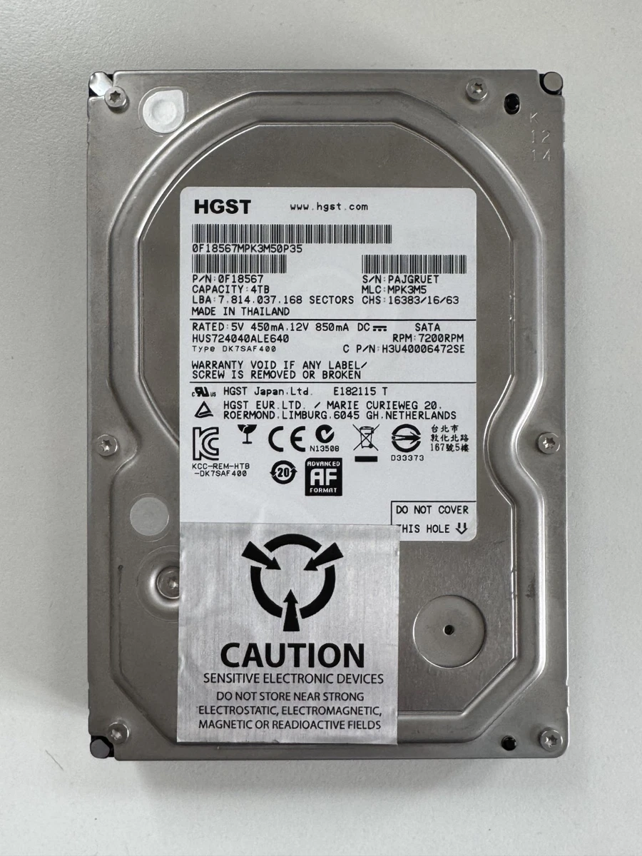 Preços baixos em HGST 4 TB SATA III unidades de disco rígido