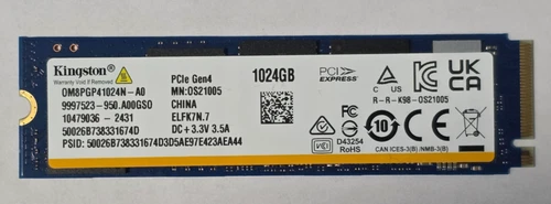 Kingston 1TB M.2 2280 NVMe Internal SSD | PCIe Gen 4