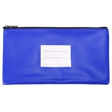 11 x 6" Soldi Banca Deposito Borsa con Cerniera,per Ufficio Viaggi,Blu