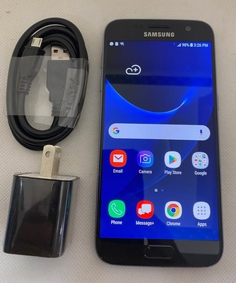 Samsung Galaxy S7 SM-G930V Verizon/GSM unlocked -Black -Used