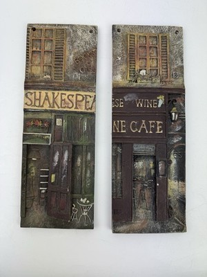 Keramik Cafe / Restaurant Vorderwandtafeln - dekorativ 23 x 8 cm