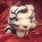 A&A Plush Inc White Tiger Stuffed Animal Plush Doll Black Stripes — photo 1
