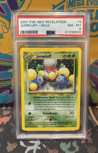 Jumpluff (Unlimited) graded PSA 8 for sale on eBay