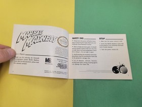 Marble Madness Nintendo NES Instruction Manual Booklet ONLY