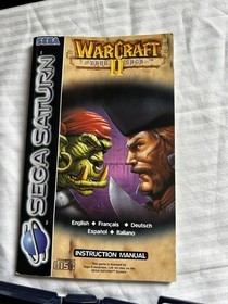 Electronic Arts WarCraft II: The Dark Saga (Sega Saturn) Strategy w/Manual