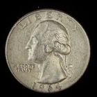 1964 Washington Quarter 90% Silver $0.25 FV Circulated Pre-1965 US Coin - 21-60