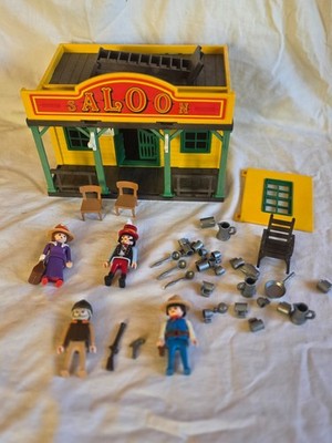 Playmobil Vintage Western Saloon mit vielen Figuren Zubehör siehe Fotos