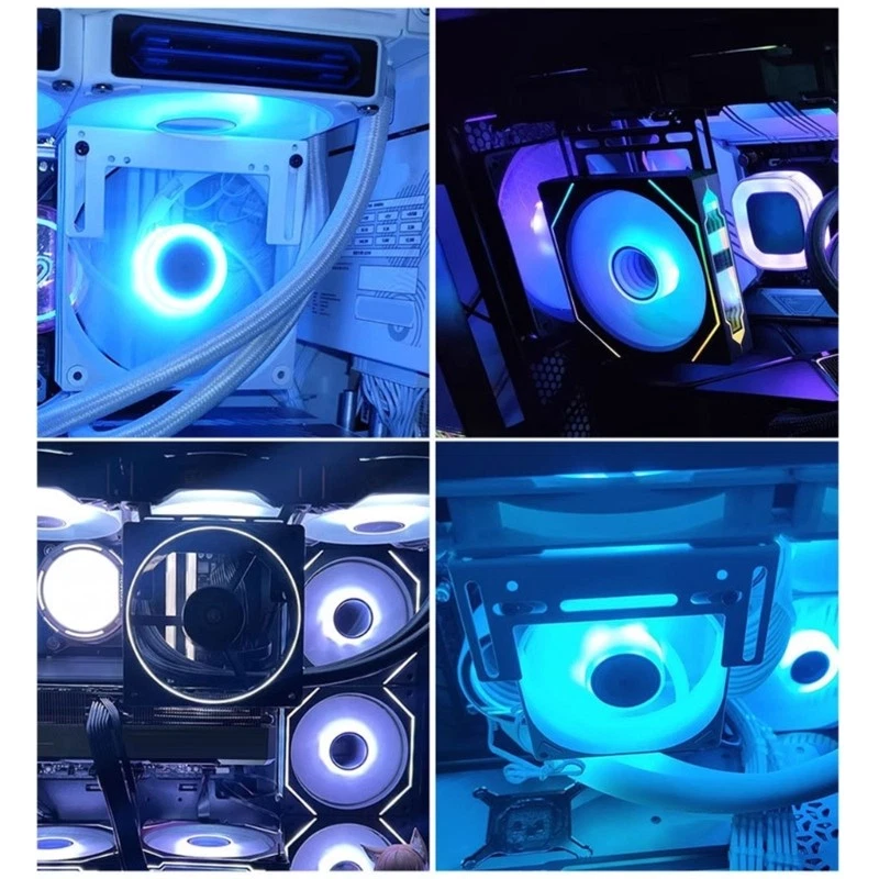 Metal Cooling Radiator Holder Base for Computer Case 120x50x50mm Dimension - Image 2 of 4