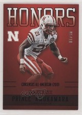 2015 Panini Nebraska Cornhuskers Honors Black 5/10 Prince Amukamara #PA-NEB w6g