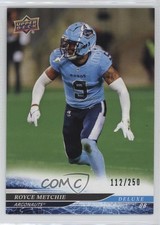 2025 Upper Deck CFL Deluxe 112/250 Royce Metchie #56 q2l