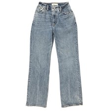 Abercrombie Jeans 90s Relaxed High Rise Curve Love Jean Size 00 / 24R Distressed