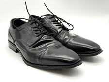 Stacy Adams Waltham Cap Toe Oxford Black Leather Dress Shoes 20138-001 Men's 12W