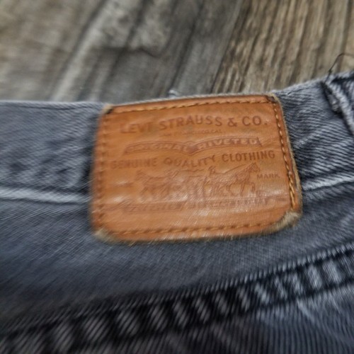 Women’s LEVI’S Super Low Distressed Shorts - 30x3 - Picture 9 of 10