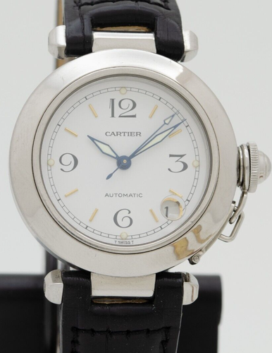 Cartier Pasha 2324 35mm Stainless Steel Automatic Diver Date Watch - Picture 19 of 23