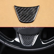 Carbon Fiber Steering Wheel Trims For Mitsubishi Eclipse Cross Cover 2018-2024