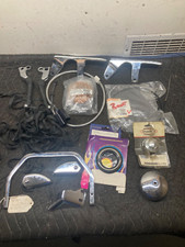 Harley Parts Lot Nos Braided Levers Paint Saver Grab Bar Braided Speedometer Flh