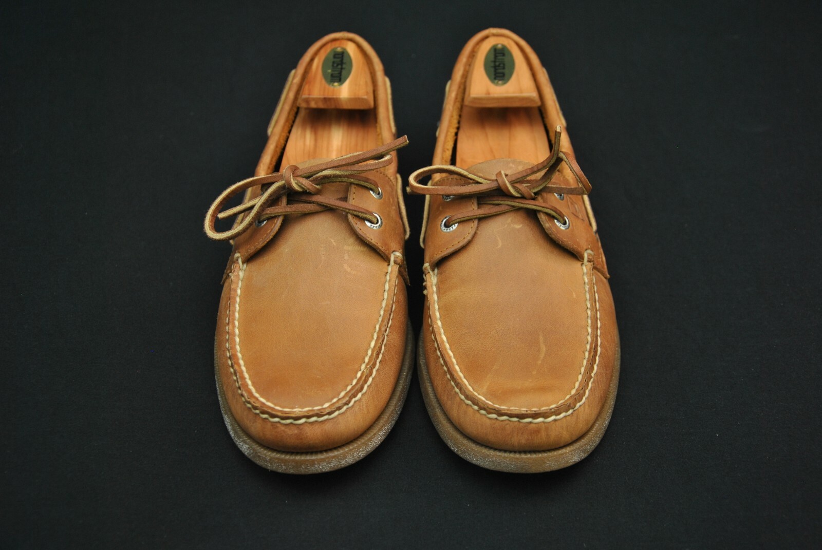 Sperry Top Sider Shoes Deck Boat Tan Brown Leathe… - image 3