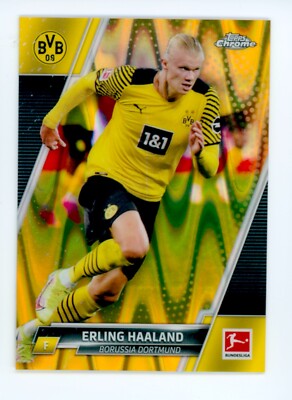 アーリング ハーランド Topps Chrome Gold Ray Wave アーリング ハーランド Topps Chrome Gold Ray Wave
