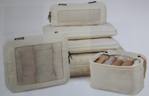New Compression Packing Cubes for Travel - Luggage Organizer Bags 6-Pack