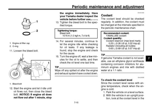Yamaha Owners Manual Book 2019 WR250R WR25RK - Picture 7 of 12